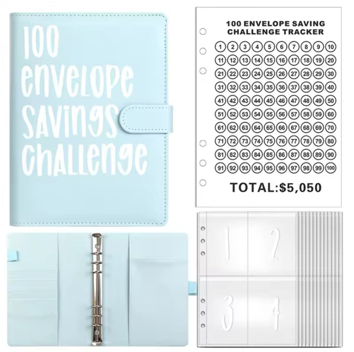 100 Envelope Challenge Binder