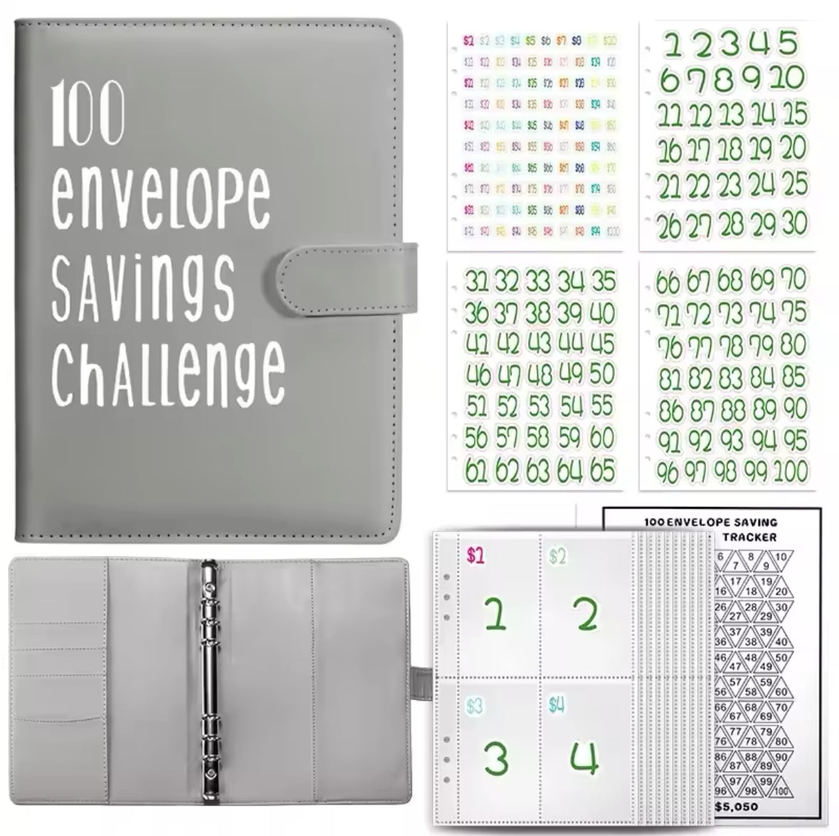 100 Envelope Challenge Binder